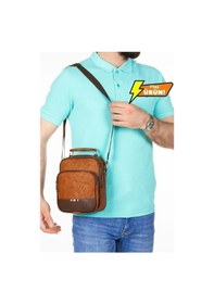 Resim Newish Polo Erkek Omuz Çantası Taba - Erkek Taba 