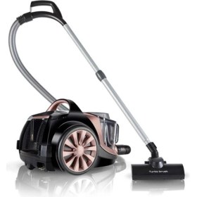 Resim Arnica Kumandalı Kontrol Ultra Sessiz Tesla Premium Toz Torbasız 750 W Elektrikli Süpürge Rose 