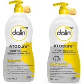 Resim Hype Store Dalin Care Atocure 2'li Set, Şampuan 400ML & Vücut Losyonu 500ML, Atopik Cilt Bakım 
