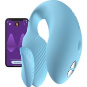 Resim Astarte We-Vibe Chorus Yeni Nesil Akıllı Telefondan Kontrollü Çiftler Için Mavi Vibratör 