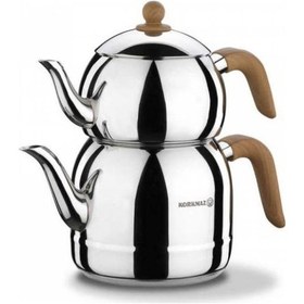 Resim Korkmaz A196 Retro Çaydanlık Takımı 