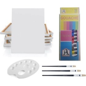 Resim Guaj Boya Seti 25X35 Tuval N11.119 Çok Renkli 