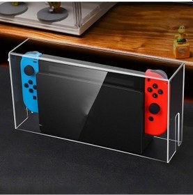 Resim Bosphorusboutique Uyumlu Toz Switch/oled Şeffaf Özellik: Oyun Nintendo Konsolu Kapak, Geçirmez Ekranı 035 Ak 