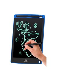 Resim Writing Tablet Lcd 8.5 Inç Dijital Kalemli Çizim Yazı Tahtası Grafik Not Yazma Eğitim Tableti Mavi 