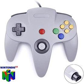 Resim N64 Controller Gray for Nintendo 64 Console System Original 