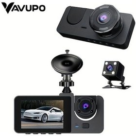 Resim Sandwich Motion003 3 Kanallı Araç Kamerası, 1080p, Gece Vizyonu, 170 Geniş Açı 