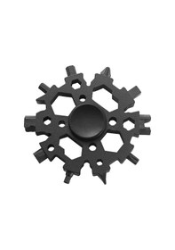 Resim Tenfowee 23 Fonksiyonlu Döner Kar Tanesi Çok Amaçlı Anahtar - Bira Açacağı, Vida Anahtarı, Seyahat & Kampçılık İçin 