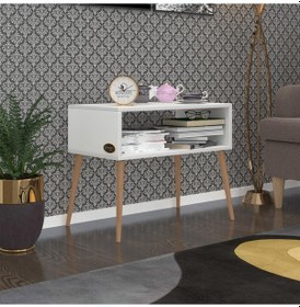 Resim Kenzlife Komodin Dumrul Byz 57 70 39 Ahşap Ayaklı Komidin Kitaplık 