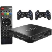 Resim M8 Pro Mini 2.4g 10K Ultra Hd 64 GB Tv Box Android Tv Game Box 2 Adet Oyun Konsolu 