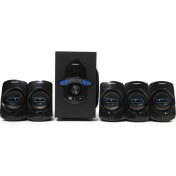 Resim UltraTekno Carboon Serisi TS-52 Bluetoothlu 5+1 Dijital Ekran Radyolu USB Ses Sistemi 