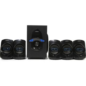 Resim UltraTekno Carboon Serisi TS-52 Bluetoothlu 5+1 Dijital Ekran Radyolu USB Ses Sistemi 