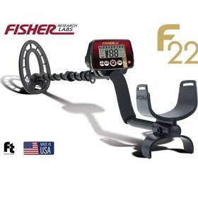 Resim Fısher F22- 22cm Concentric Elips Başlık İle Define Dedektörü 