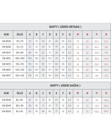 Resim Shower Oval Monoblok Duş Teknesi 100*100 