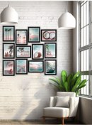 Resim Artavessa 12 Parça Çerçeve Görünümlü Mdf Tablo Seti - 12ARTAVESSA21 