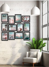 Resim Artavessa 12 Parça Çerçeve Görünümlü Mdf Tablo Seti - 12ARTAVESSA21 