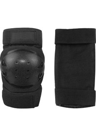 Resim Novahub Koruyucu Ekipman Seti 7'li Diz Dirsek Pedleri Bilek Koruyucuları Kask Scooter Kaykay Bisiklet İçin Siyah Siyah 