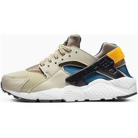 Resim Nike Air Huarache Run Womens Sneaker Kadın Günlük Spor Ayakkabı Ekru 