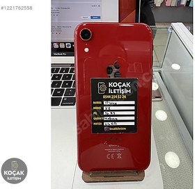 Resim Apple iPhone XR İkinci El TR | 64 GB | Kırmızı 