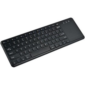 Resim Geeksen Çok İşlevli Dokunmatik Yüzeye Sahip 2.4g Kablosuz Klavye 78 Tuşlu Ultra İnce Ofis Taşınabilir Klavye Siyah 