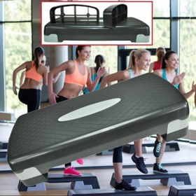 Resim Clifton Dayanıklı Iki Kademeli Ev Için Uygun Ayarlanabilir Fitness Step Tahtası 