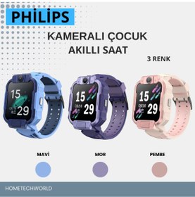 Resim Philips Pembe Akıllı Çocuk Saati (Çift Kameralıdır)Uyumlu İşletim Sistemi Android - Ios 