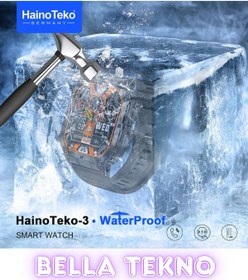 Resim BellaThec Haino Teko-3 3 Kordonlu Erkek Akıllı Saat AMOLED Ekran Suya Dayanıklı 