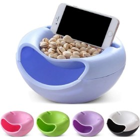 Resim Mena Rise Keyif Çerezlik Telefon Standlı Çerez Kasesi 