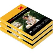 Resim Kodak 260 Gram 10X15 Mat Satin 3'lü Paket Fotoğraf Kağıdı 