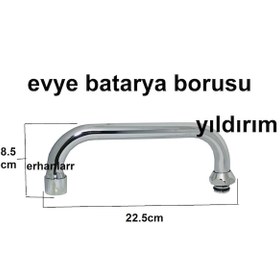 Resim Evye Batarya Borusu Duvardan Mutfak Bataryası için Uzun 