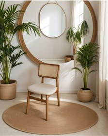 Resim METSAN AKSESUAR Mabel Hazeranlı Ahşap Sandalye 