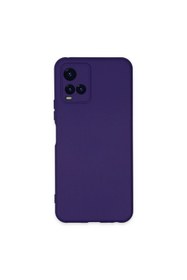 Resim artlab Art Vivo Y21S Kılıf Nano İçi Kadife Silikon - Mor Lab 