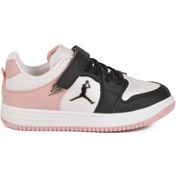 Resim Pudra Cırtlı Kız Çocuk Sneaker Haykat Kısa F Pudra 