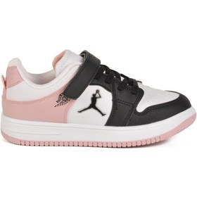 Resim Pudra Cırtlı Kız Çocuk Sneaker Haykat Kısa F Pudra 