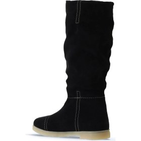 Resim Bueno Shoes Siyah Süet Kadın Düz Çizme 01WT3314 01WT3314 
