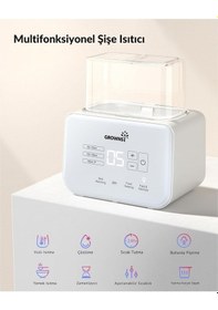 Resim Grownsy 8 i 1 Arada Biberon Isıtıcı Ve Sterilizatör Lcd Ekranlı Hızlı Isıtma ve Çözme Bpa Içermez 