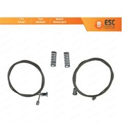Resim Kia Ceed MK2 JD 2012-2018 5-Kapı İçin Arka Sol Cam Kriko Seti 