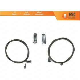 Resim Kia Ceed MK2 JD 2012-2018 5-Kapı İçin Arka Sol Cam Kriko Seti 