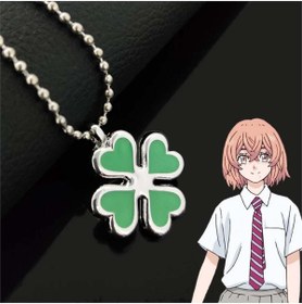 Resim Köstebek Anime Tokyo Revengers Hinata Tachibana Dört Yapraklı Yonca Kolye 