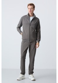 Resim Tommy Life Koyu Gri Pamuklu Kalın Yumuşak Dokulu Comfort Fit Basic Erkek Eşofman Takım - 85260 Koyu Gri 