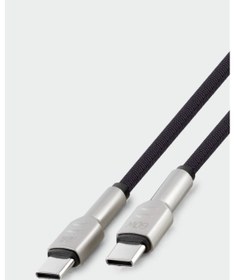 Resim Subzero Cl43 60w Pd Type-c Type-c Metal Hasır Şarj Kablosu Şarj Data Kablosu 