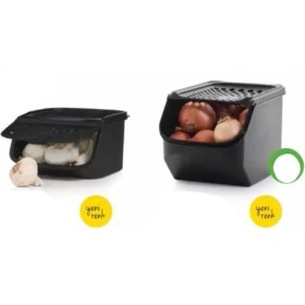Resim Tupperware 3'Lü Siyah Patates Soğan Kileri 