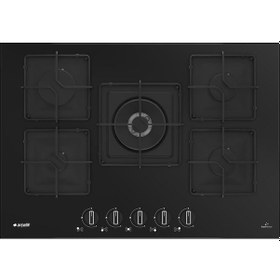 Resim Arçelik OCD K 752 EWS Wok Gözlü Siyah Cam Ankastre Ocak 