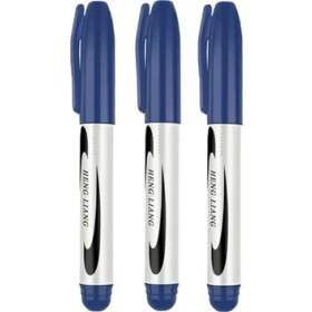 Resim Mena Rise 3 Adet Mavi Koli Kalemi - Çuval- Tahta Kalemi 