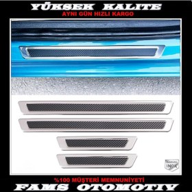 Resim Mazda 3 Krom Kapı Eşik Koruması 4 Prç 2003-2022 Arası 