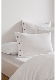 Resim Özdilek Nadia Çift Kişilik Müslin Nevresim Takımı Beyaz 