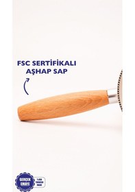 Resim Mood Emaye Ahşap Saplı Cezve 500ml-6 Kişilik 
