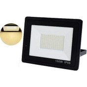 Resim Hangfox 100w Led Dış Mekan Işık Kaynağı - Ip66 Su Geçirmez, 150 Derece Açılı, 6500k Beyaz Işık, Fabrika Ve Köprü Aydınlatması Sıcak Işık 