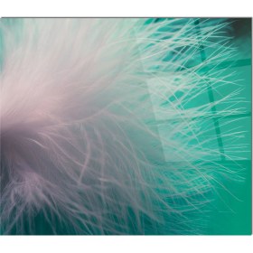 Resim Olinpa Cam Ocak Arkası Koruyucu | Tüy Desenli 