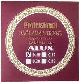 Resim Alux Alx018 Kısa Sap Paslanmaz Bağlama Teli 0.18 