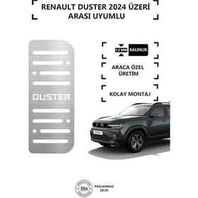 Resim A&g Tuning Renault Duster Ayak Dinlendirme Pedalı Krom Ayak Dayama Pedalı Kgagpedal000007 